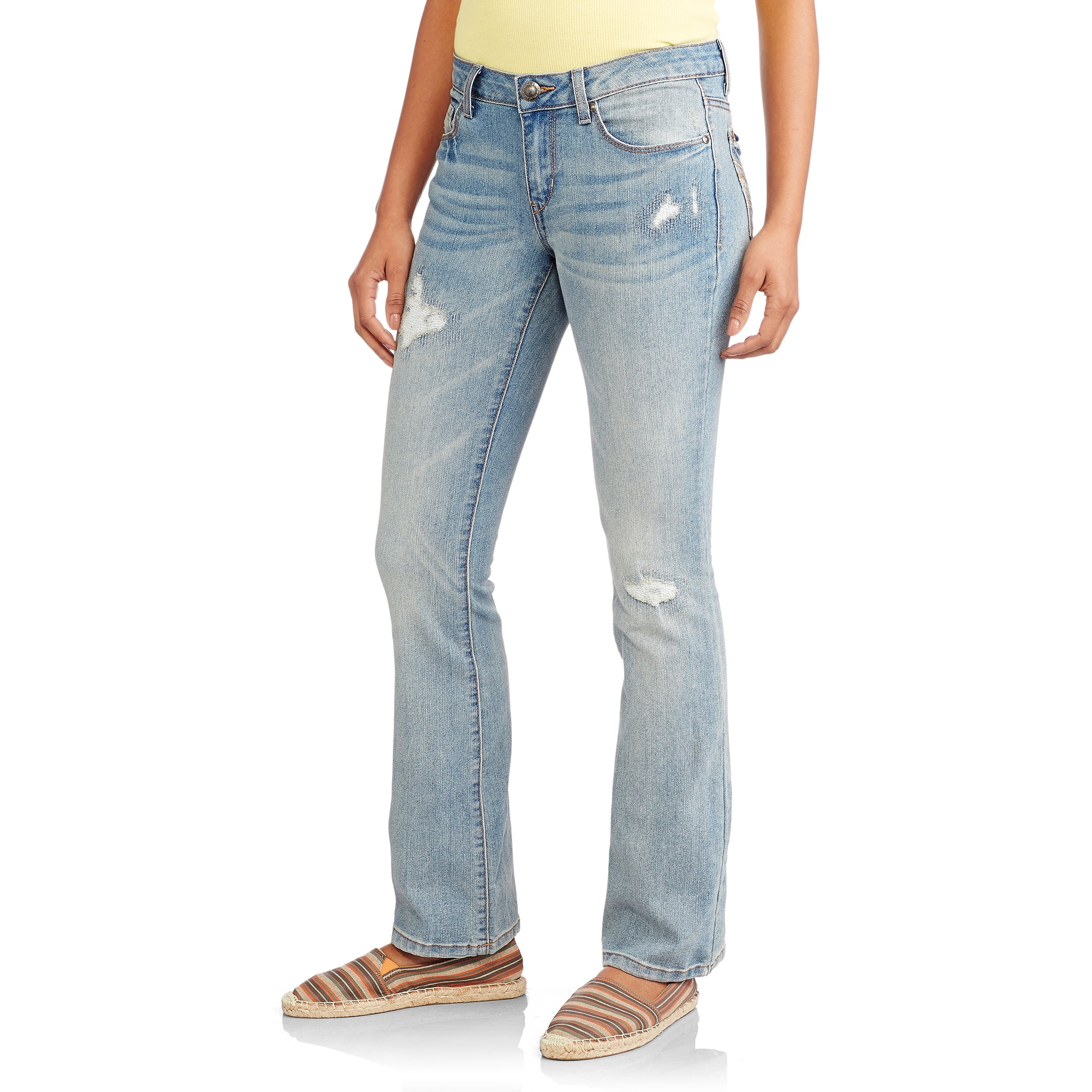 lei low rise bootcut jeans