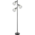 thumbnail image 2 of Aspen Creative 42004-02-1, Metal Floor Lamp 70-1/4" H x 10-1/4" W Contemporary Design in Matte Black Finish, Metal Shade : 2-1/2" x 6-1/8" x 7-5/8", Foot Switch, 2 of 3