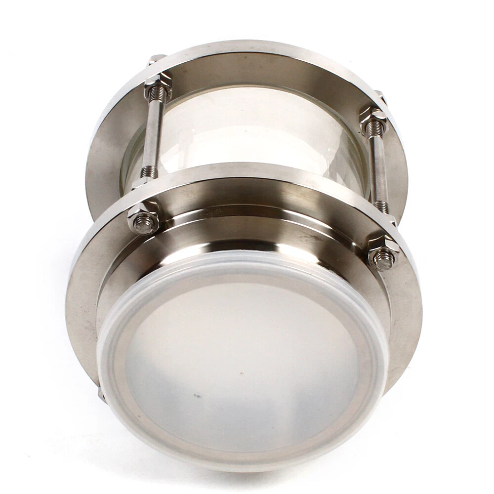 Sight Glass, Straight Sight Glass, Stainless Steel Quick-Mount Sight Glass