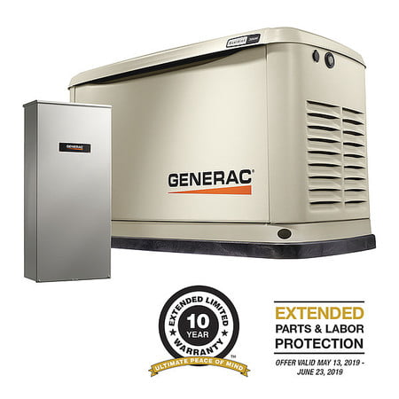 GENERAC 7039 Automatic Standby Generator,3600 RPM (Best Whole House Emergency Generator)