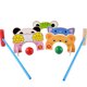 thumbnail image 3 of Juego de croquet para niños Juego de croquet de animales de la selva Juego clásico de césped y fiesta al aire libre Juguete interactivo para padres e hijos para niños Juegos de 2 jugadores Ormromra CZYD-ZH79, 3 of 6