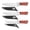 Kitchen Three-piece Knife Set + Sheath, variant on 3Pcs Professional Hand Forged Stainless Steel Butcher Knife Set, Includes Boning Knife & Fillet Knife, Multi-Purpose Carving & BBQ Tools for Meat Cutting, Ideal Kitchen Chef Knives