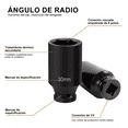 thumbnail image 4 of 35 Piezas Juego De Datos Alto Impacto De Aire De 1/2, 4 of 5