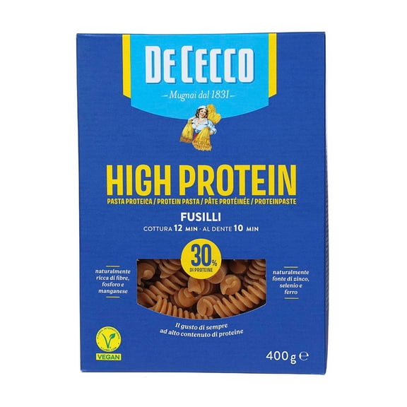 De Cecco Pasta High Protein Fusilli de 400 g