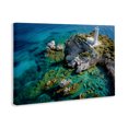 thumbnail image 2 of Stupell Industries Traditional Lighthouse with Seaside Rocks Canvas Art, 24 x 16, by Don Schwartz, 2 of 8