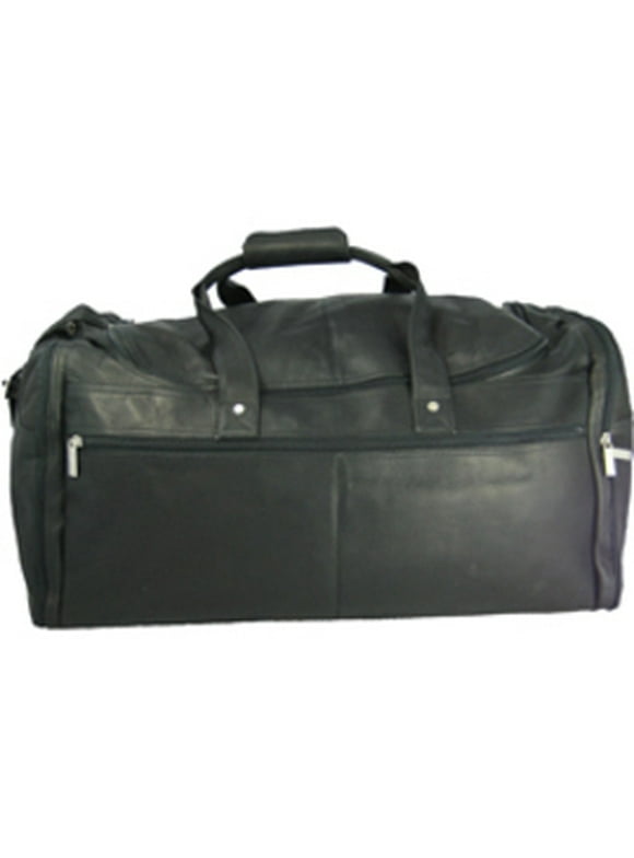 David King Leather Bags Extra Large Deluxe Duffel Bag w U-Shaped Top Opening