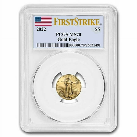 2022 1/10 oz American Gold Eagle MS-70 PCGS (FirstStrike®)