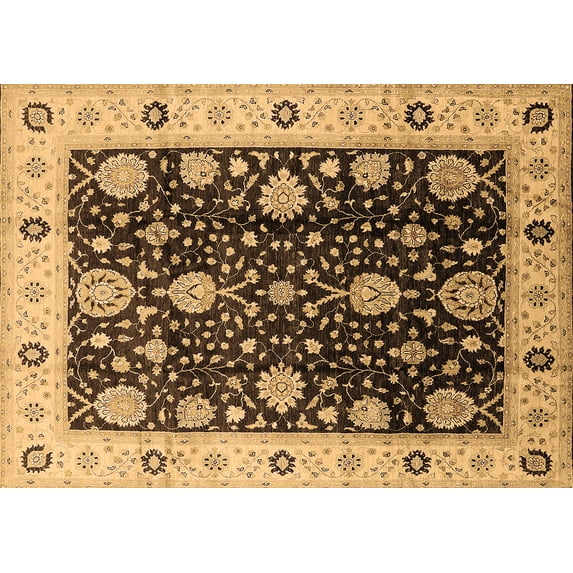 Ahgly Company Indoor Rectangle Oriental Brown Traditional Area Rugs, 3' x 5'