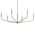 thumbnail image 4 of 52719NI Kichler Lighting Madden - 6 Light Chandelier-18.25 Inches Tall and 38 Inches Wide-Brushed Nickel Finish, 4 of 6