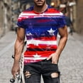 4th Of July Shirts Men Fitted T Shirts for Men Independence Day Men's