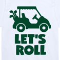 thumbnail image 3 of Instant Message - Let's Roll Golf Cart - Youth Boys Short Sleeve Graphic T-Shirt, 3 of 6