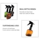thumbnail image 2 of Qarigey Botella de spray para peluquería, herramienta de aspersión, soporte para líquidos, botellas de sujeción, pulverizadores de agua de Cuidado del cabello Naranja, 2 of 6