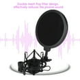 thumbnail image 4 of Pop Filter, Black Light Weight Microphone Mount Filter Microphone Stand, ABS Low Noise For Home, 4 of 8