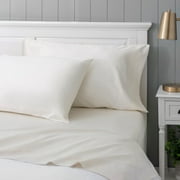 Better Homes & Gardens Signature Soft Cotton & Rayon Made from Bamboo Bed Sheet Set, Queen, Vanilla Dream