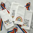 thumbnail image 5 of SKL Home Dont Hide Your Pride Hand Towel (2-Pack), White, 16x26, Cotton, 5 of 5