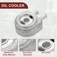 thumbnail image 4 of Enfriador de aceite de motor para Hyundai Tucson No.264102G000 enfriador de aceite de transmisión tono plateado con sellos de O-ring, 4 of 6