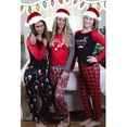 thumbnail image 2 of Ekouaer Women's Pajama Set Christmas Pjs Long Sleeve Print Tops and Pajamas Pants Soft Sleepwear Set, 2 of 6