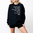 thumbnail image 4 of Moonlight Apparel Sweatshirt Women's Long Sleeve Oversized Pullover for Winter Crewneck Funny Graphic Sweater Soft Fleece Loungewear & Stylish Shirt Casual Wear, 4 of 6
