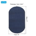 thumbnail image 2 of Uxcell Iron-on Patches 4 Pcs 7 x 4 inch Elbow Knee Velvet Patches Kit for Pants Shirts Jackets Blue, 2 of 7