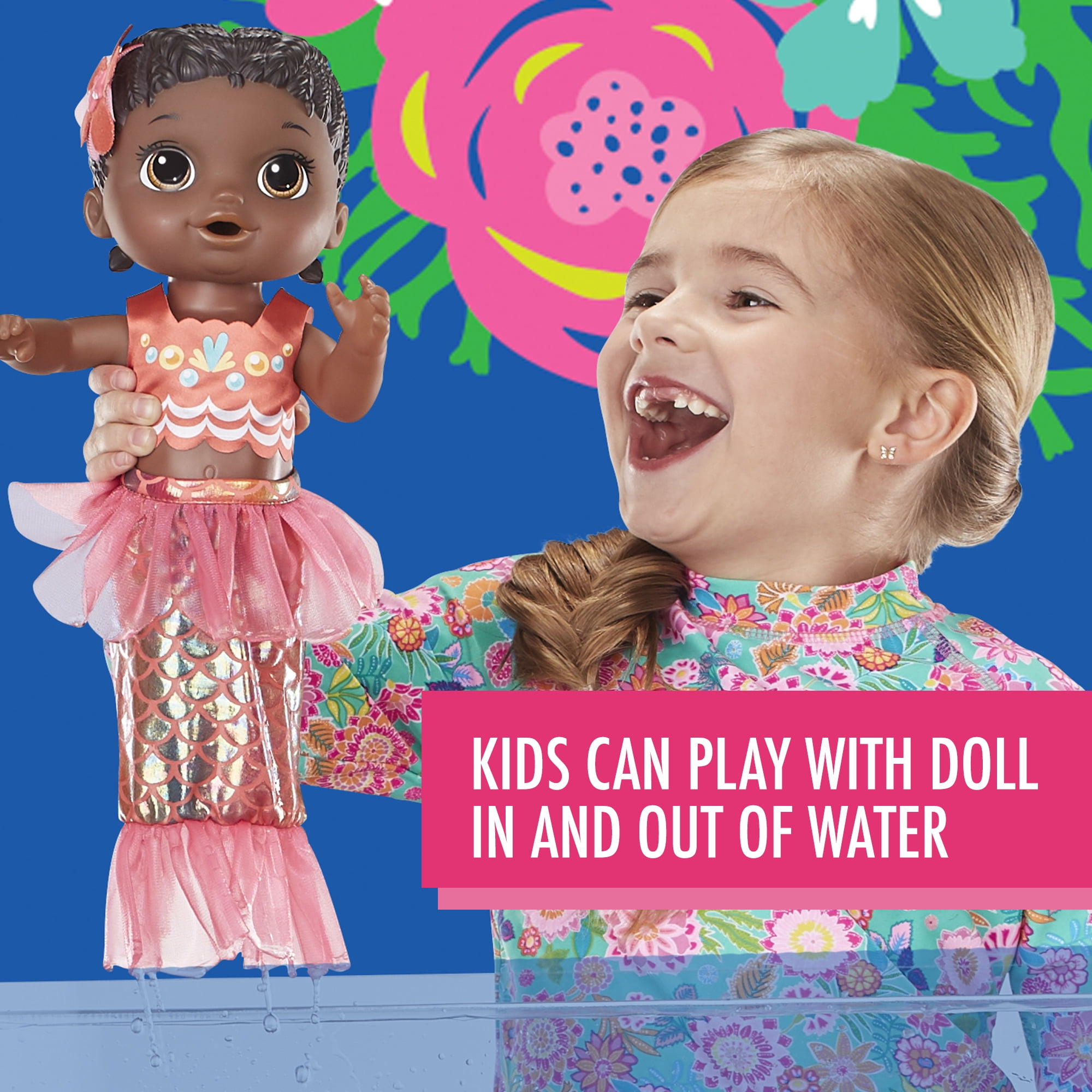 baby alive shimmer and splash mermaid