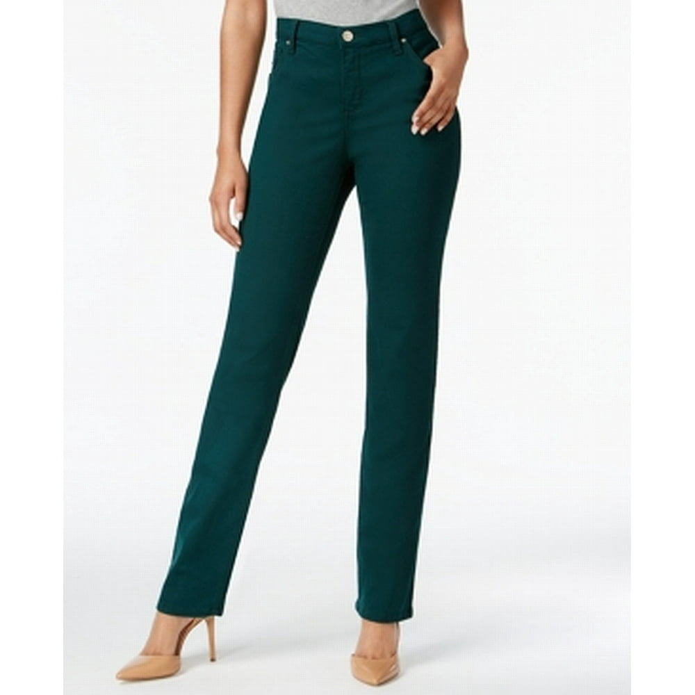 Lee - Lee Womens Straight-Leg Classic-Fit Stretch Jeans - Walmart.com ...