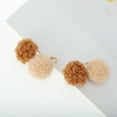 thumbnail image 5 of Unique Bargains 1 Pair Shoelace Charms Sparkly Fluffy Ball Decorative Shoe Clips Beige Dark Brown, 5 of 5