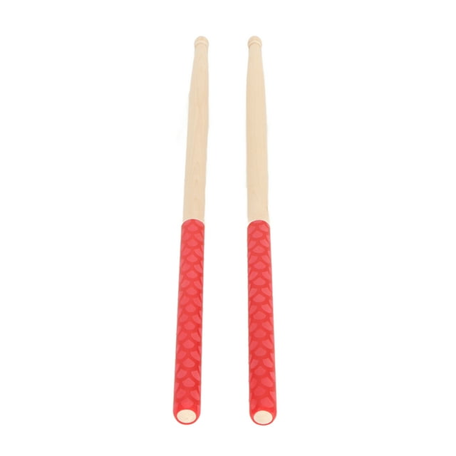 Maple Wood Drumsticks With Anti Slip Rubber Handle Durable And Versatile For Beginners And Professionals Bubble Shaped Tips