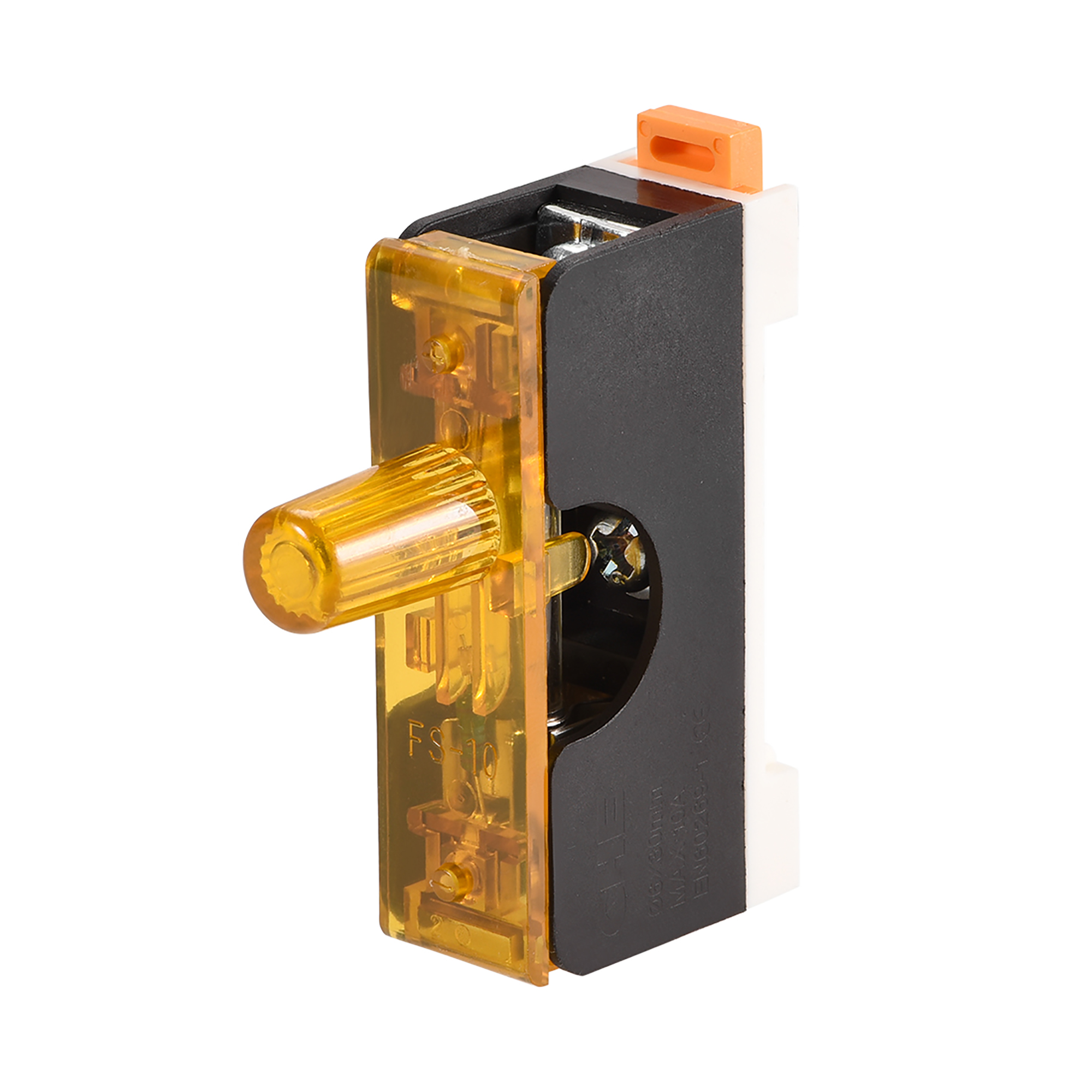 Fuse Holder Single Pole with Indicator Lamp 6mmx30mm Glass Fuse Included 250V 10A