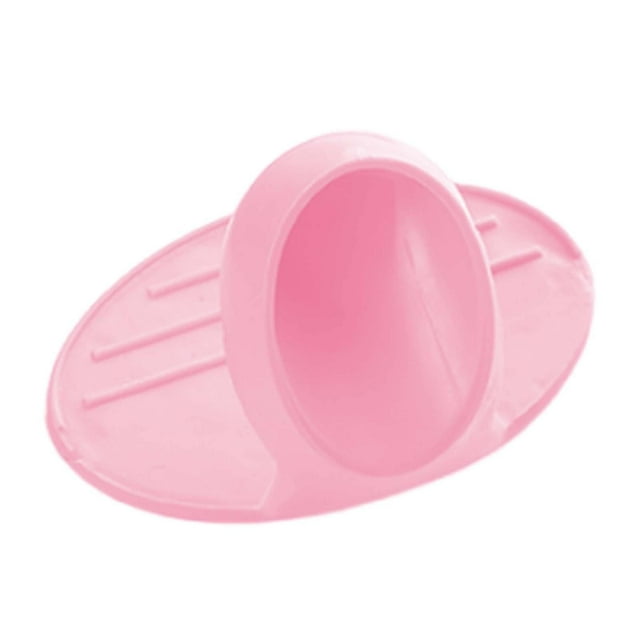 Agarradera de silicona, accesorio de cocina, protector de dedos antideslizante, mini manopla para horno rosa