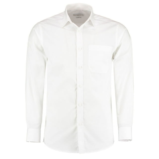 Kustom Kit Chemise Popeline à Manches Longues pour Hommes