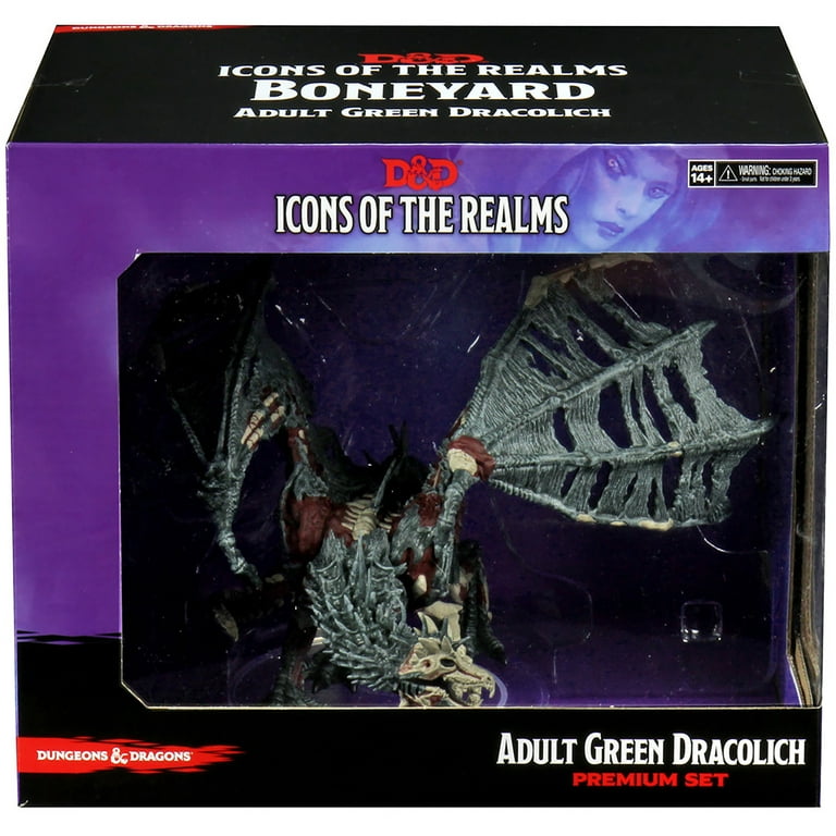 Dungeons and Dragons D&D Boneyard Premium Set - Green Dracolich (Set18) Dungeons and Dragons D&D Boneyard Premium Set - Green Dracolich (Set18)