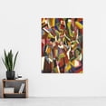 thumbnail image 2 of Bruce Composition Vi Abstract Cubist Painting Extra Large Art Print Wall Mural Poster Premium XL, 2 of 3