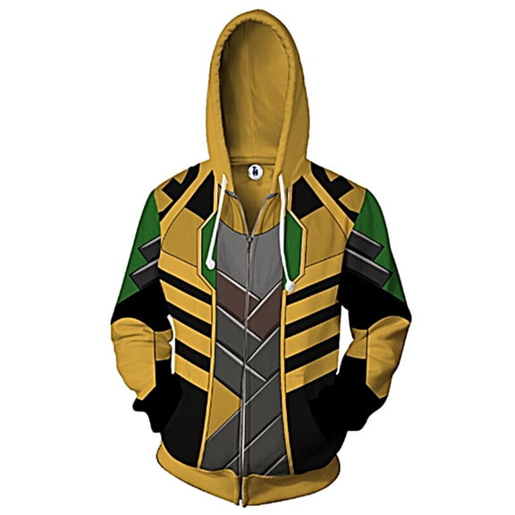 Loki Character Design Sweatshirt Hoodie Size M