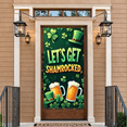 thumbnail image 5 of St Patricks Day Decoration Shamrock Beer Mug Green Hat Backdrop Banner Party Supplies Photography Props Festive Celebrations Bar Decor Holiday Fun, 5 of 7