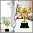 thumbnail image 3 of 2Pcs Plastic Reward Trophies Award Cups School Rewarding Supplies (Golden), 3 of 8