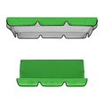 thumbnail image 1 of Hbdhejl Waterproof Polyester Canopy Replacement Canopy Block Garden Outdoor Porch Patio Swing Canopy Replacement Cover, 1 of 8