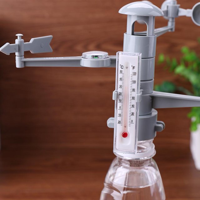 Modelo de estación meteorológica DIY, experimento de física, tecnología Universal, rompecabezas infantil, juguete para niños, Kits de juguetes, suministros