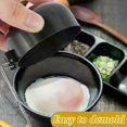thumbnail image 4 of 4 Pack Stainless Steel Egg Poacher Folding Egg Poacher Pan Non-Stick Hang Ear Egg Boiler Egg Rings for Perfect Poached Eggs, 4 of 5