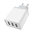 thumbnail image 3 of Carga de dos piezas, cargador de pared USB universal de 3 puertos (5 V 3 A máx.) Adaptador USB universal para Apple iOS, Android, dispositivos portátiles con Windows, etc., 3 of 5