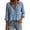 Sky Blue, variant on Kelon Womens Summer Tops Long Sleeve V Neck Fashion Clothes Vacation Outfits Summer Going Out Basic Tee, S
