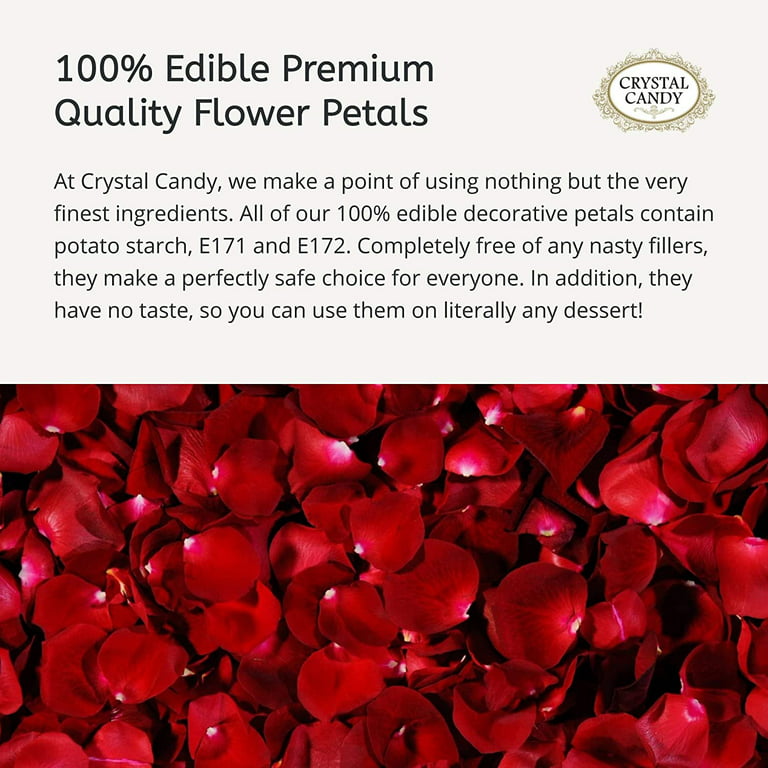 Decorating with Flowers, Edible Rose Petals