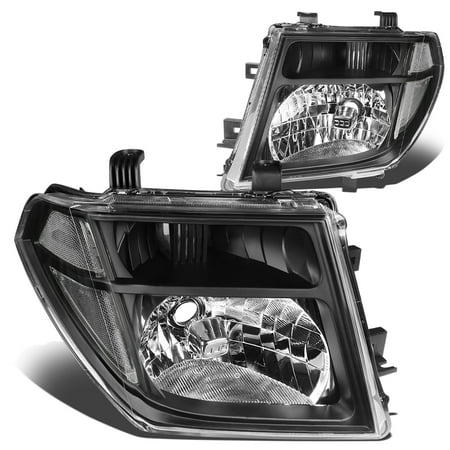 For 2005 To 2008 Nissan Frontier Pathfinder Headlight Black For 2005 To 2008 Nissan Frontier Pathfinder Headlight Black Housing Clear Corner Headlamp 06 07