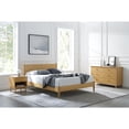 thumbnail image 3 of Eco Ridge by Bamax Ria Queen Platform Bed, Caramelized, 3 of 15