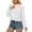 White, variant on Knitted Cardigan Sweater Coat Fashion Open Front Long Sleeve Round Neck Solid Color Short Style Soft Warm Comfortable Casual Outerwear Fall Winter for Women White M