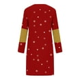 thumbnail image 6 of Wensltd Loose Fit Christmas Print Nightdress for Women Black Fashion Clothing Winter Soft Lightweight Sleepshirt, 6 of 6