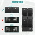 thumbnail image 4 of Interruptor de ventanilla eléctrica principal Unique Bargains para Chevrolet HHR negro, 4 of 9