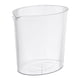 thumbnail image 2 of Bote de basura Papelera Papelera Papelera transparente para baño de oficina Blanco, 2 of 9
