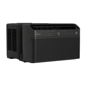 Midea 6,000 BTU Smart Window Air Conditioner, U-Shaped Inverter, Ultra Quiet, Wi-Fi, Remote, Easy Install, Energy Efficient, Cools 250 Sq Ft, Black