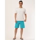 thumbnail image 3 of INSPIRE CHIC Pantalones cortos pahombre Pantalones cortos de traje de ba?o de placon cordón de cintuelástide color sólido Azul 30, 3 of 6