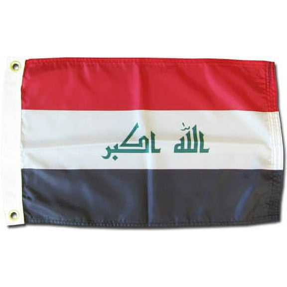 Iraq - 12"X18" Nylon Flag (2008)